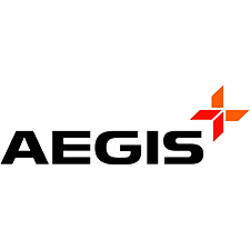 Aegis text logo